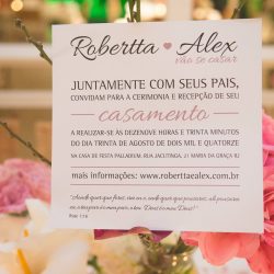 Identidade Casamento Robertta e Alex